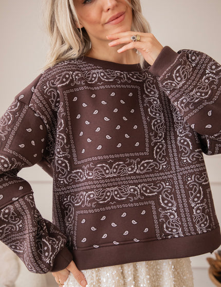 Baggy Bandana Brown - Sweater
