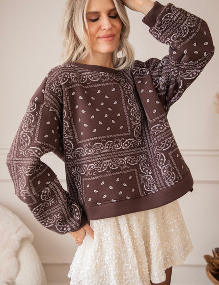 Baggy Bandana Brown - Sweater