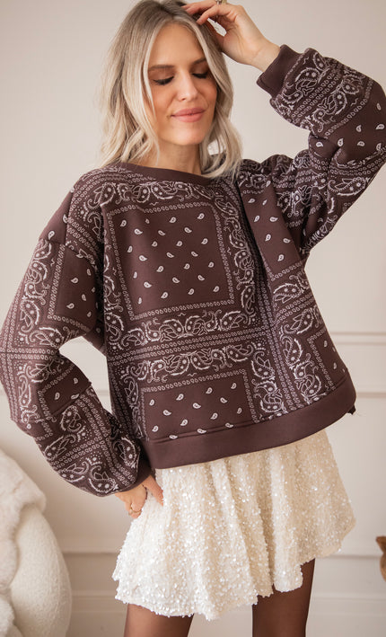 Baggy Bandana Brown - Sweater