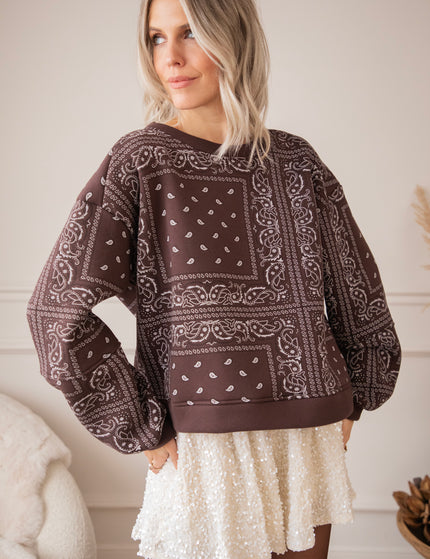 Baggy Bandana Brown - Sweater
