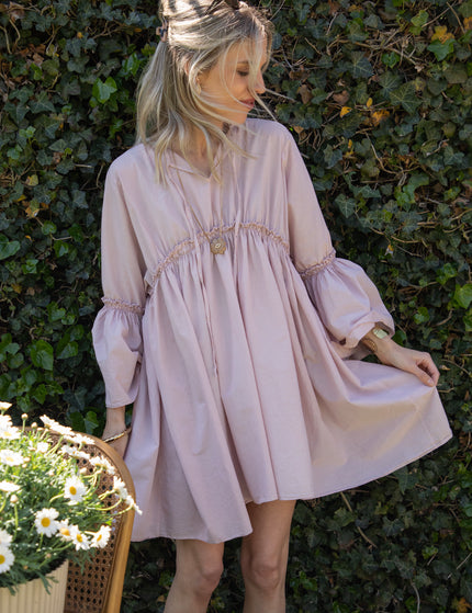 Feline Pleated Soft Pink - Dress