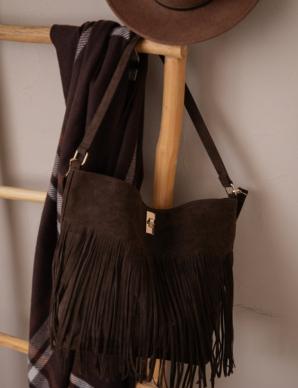 Fringe Soul Dark Brown - Handtas