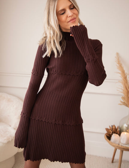 Ophelia Choco - Jurk