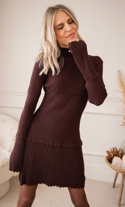 Ophelia Choco - Jurk