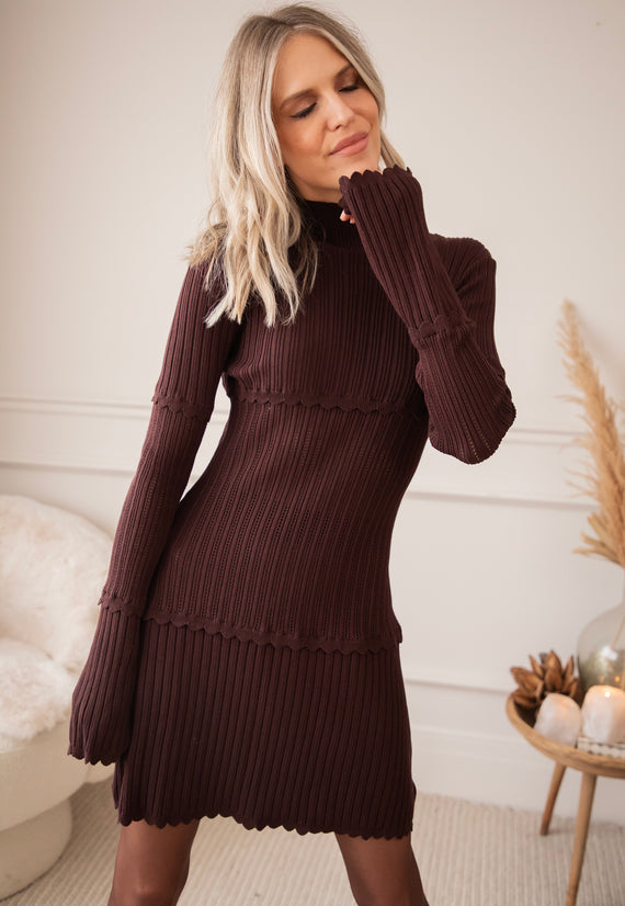 Ophelia Choco - Jurk