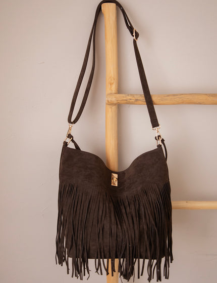 Fringe Soul Dark Brown - Handtas