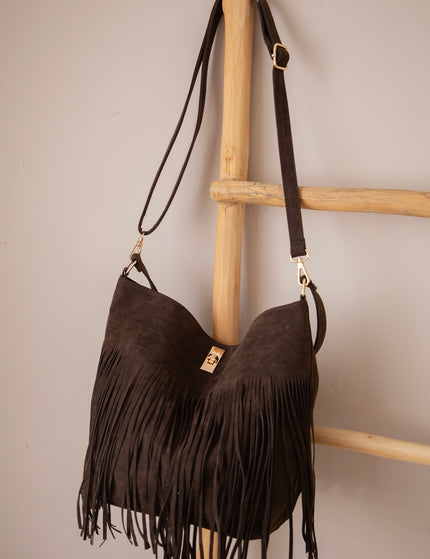 Fringe Soul Dark Brown - Handtas
