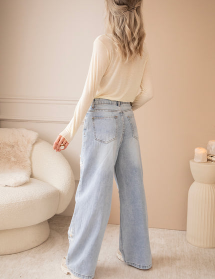 Delilah Lace Blue - Jeans