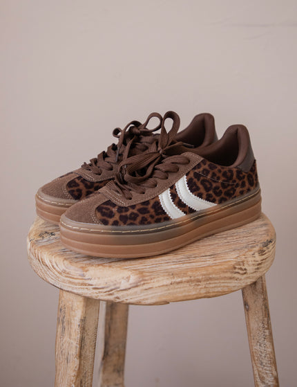 Chasing Dreams Leopard/White - Sneakers