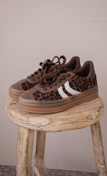 Chasing Dreams Leopard/White - Sneakers