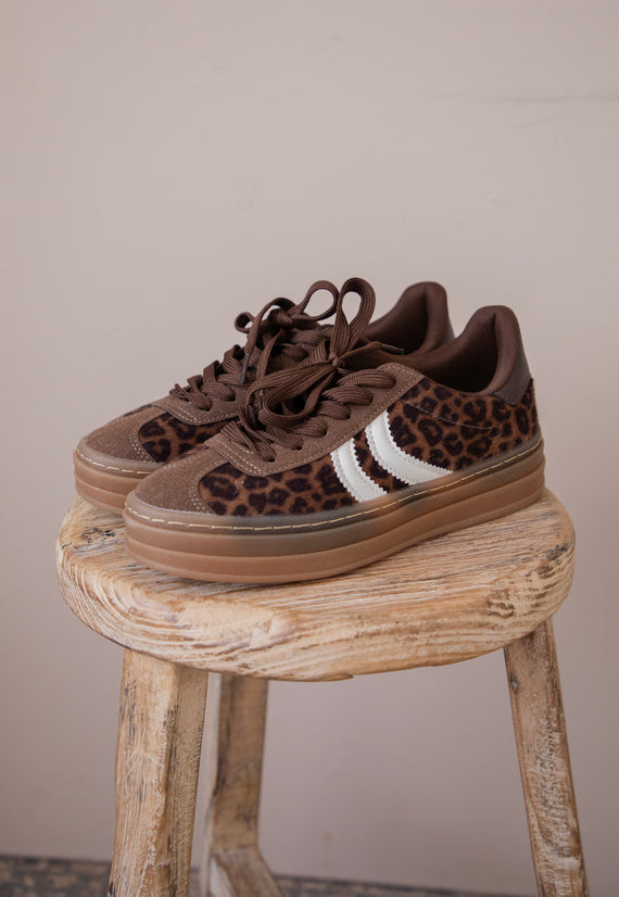 Chasing Dreams Leopard/White - Sneakers