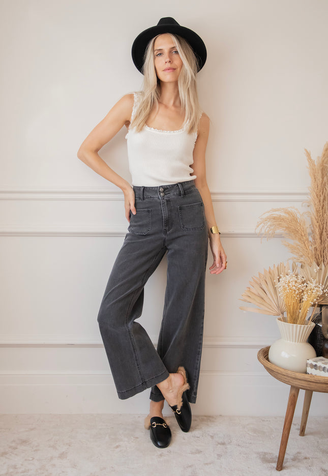 Nour Grey - Jeans 