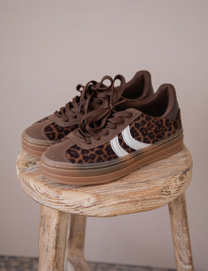 Chasing Dreams Leopard/White - Sneakers