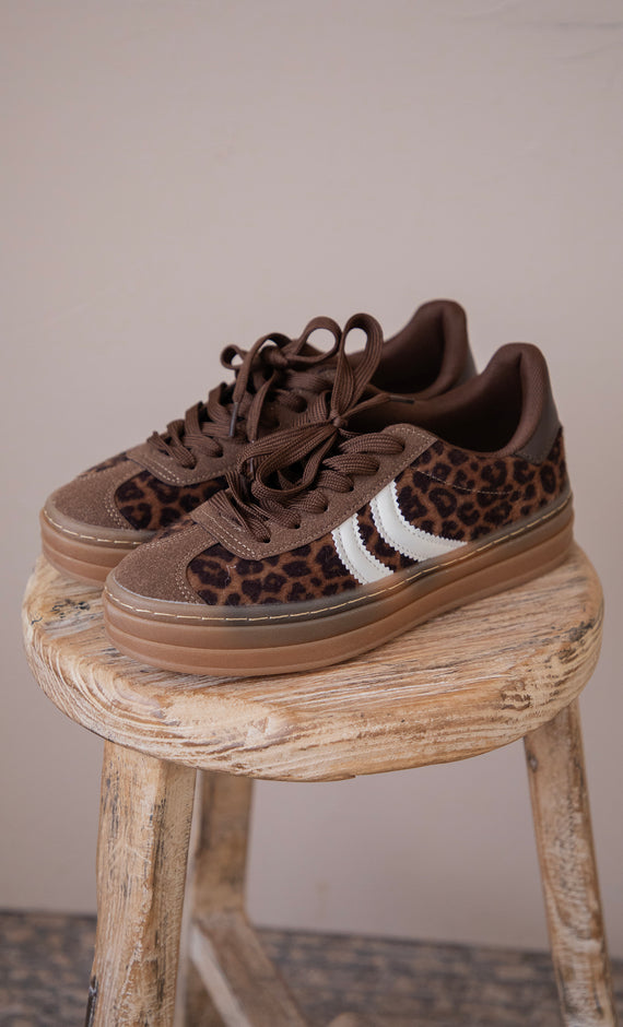 Chasing Dreams Leopard/White - Sneakers