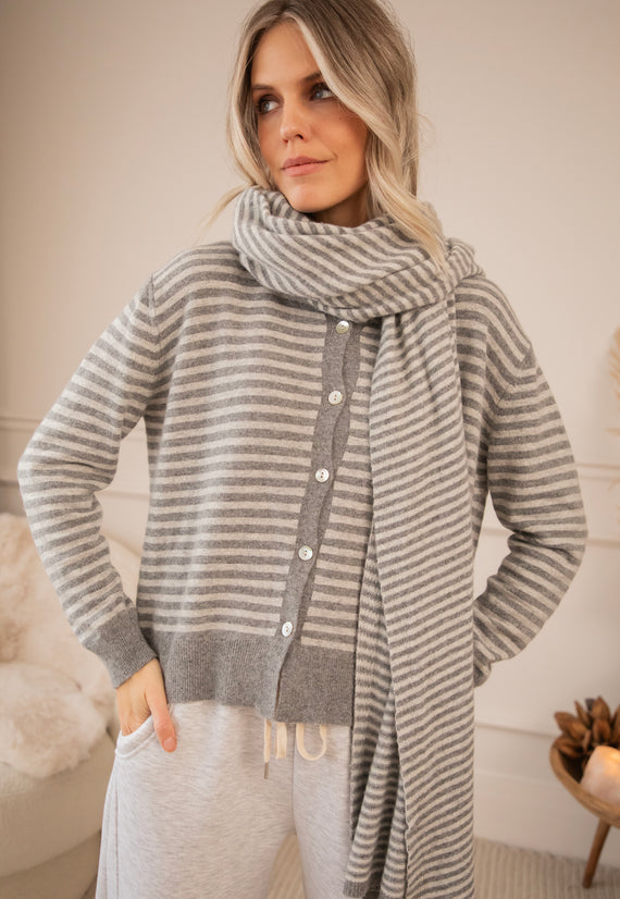 Woolly Stripes Grey - Vest