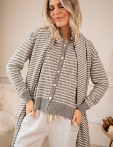 Woolly Stripes Grey - Vest