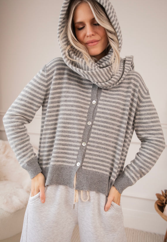 Woolly Stripes Grey - Vest