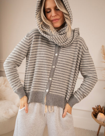 Woolly Stripes Grey - Vest