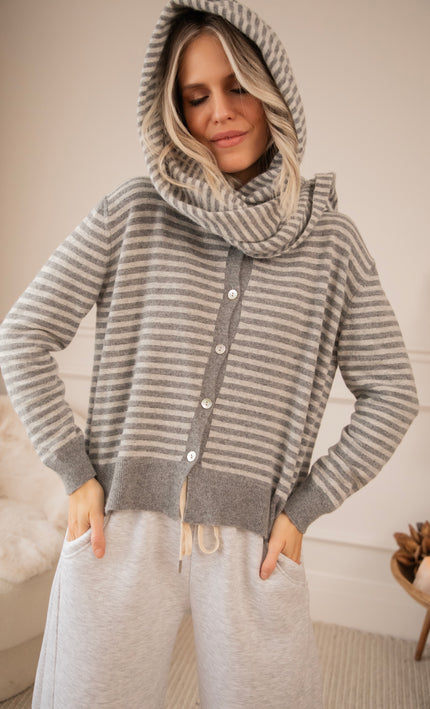 Woolly Stripes Grey - Vest