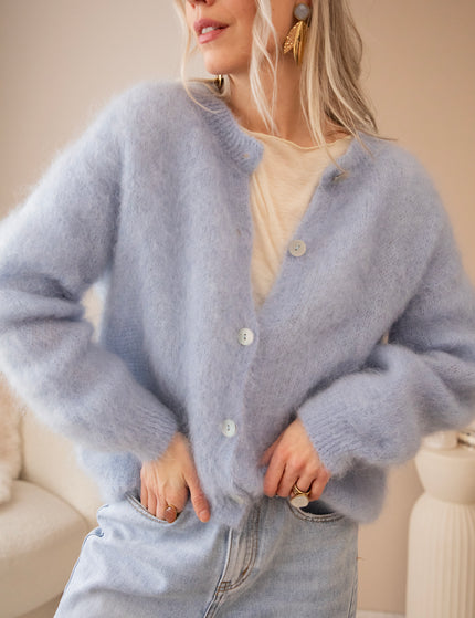 Softly Evy Soft Blue - Cardigan