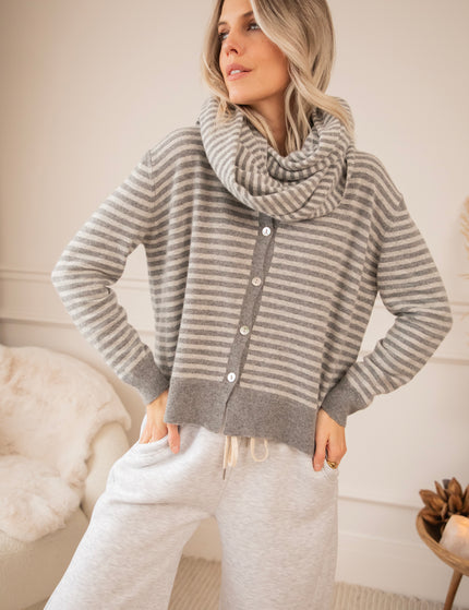 Woolly Stripes Grey - Vest