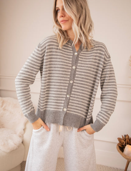 Woolly Stripes Grey - Vest