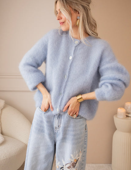 Softly Evy Soft Blue - Cardigan