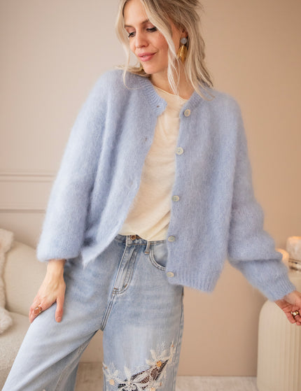 Softly Evy Soft Blue - Cardigan