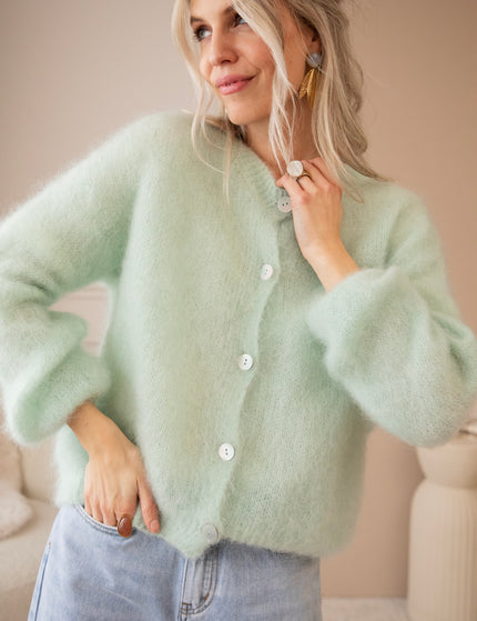 Strickjacke - Softly Evy - Mint