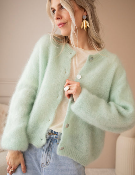Strickjacke - Softly Evy - Mint