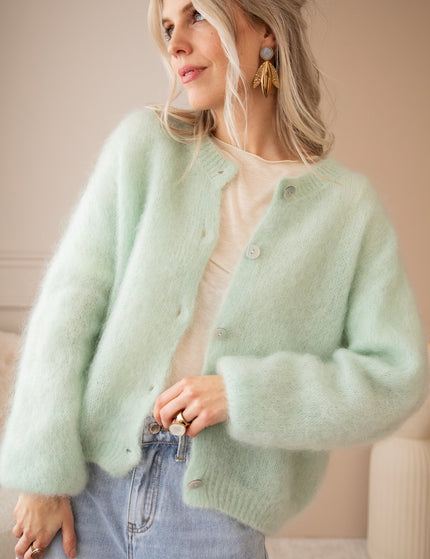 Strickjacke - Softly Evy - Mint