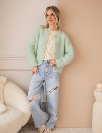 Strickjacke - Softly Evy - Mint