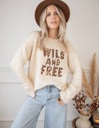 Wild & Free Beige - Sweater