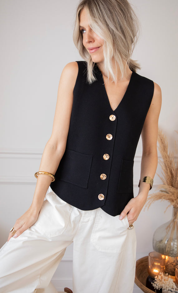 Jacke/Top - Jacky - Schwarz