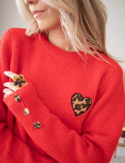 Wild Hearted Red - Sweater