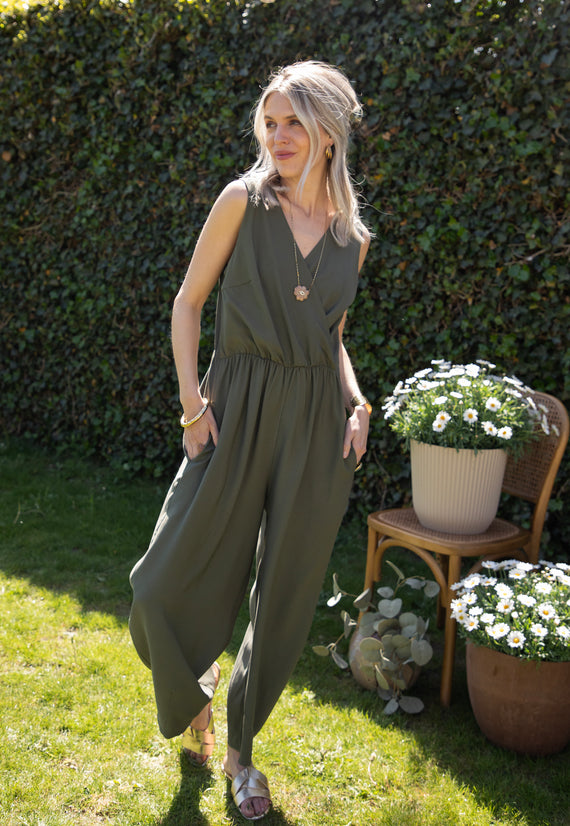 Simone Khaki - Jumpsuit