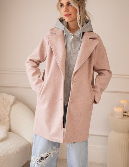 Classy Capuchon Pink - Coat