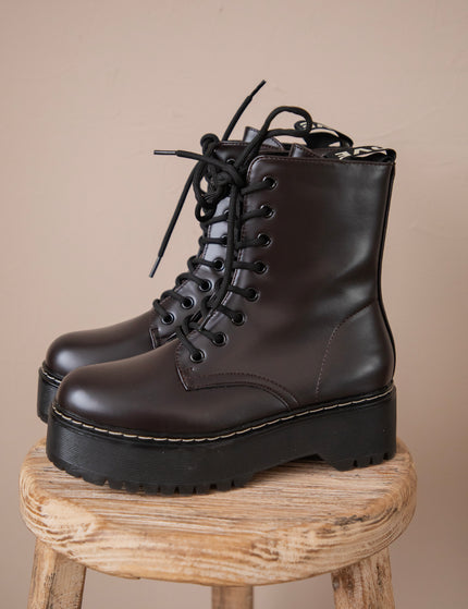 Chunky Love Dark Brown - Boots