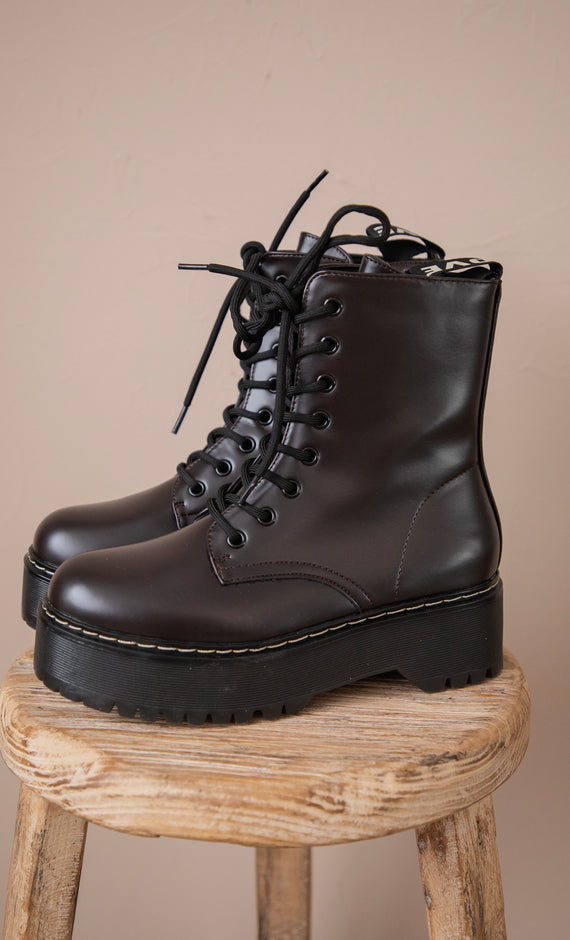 Stiefel - Chunky Love - Dunkelbraun