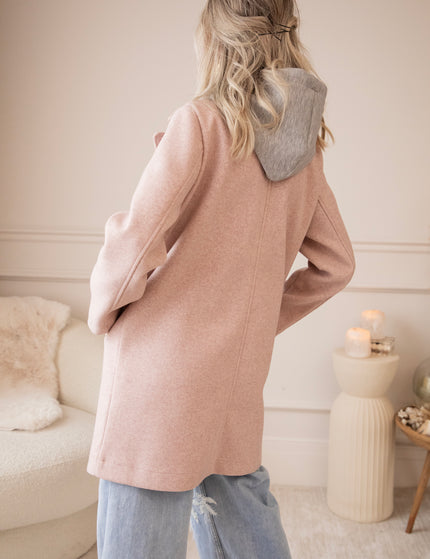 Classy Capuchon Pink - Coat