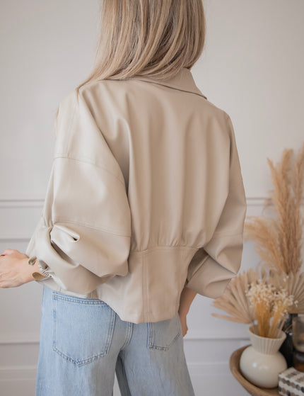 Love Leather Taupe - Jacket