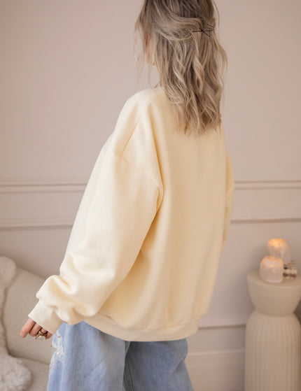 Pullover - Simplicity Beating Heart - Hellgelb