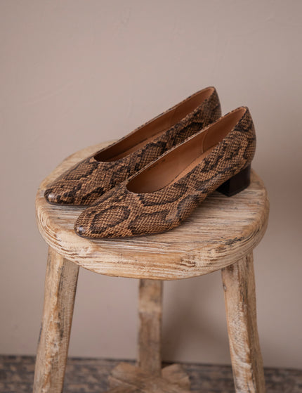 Snake Lady  Brown - Heels
