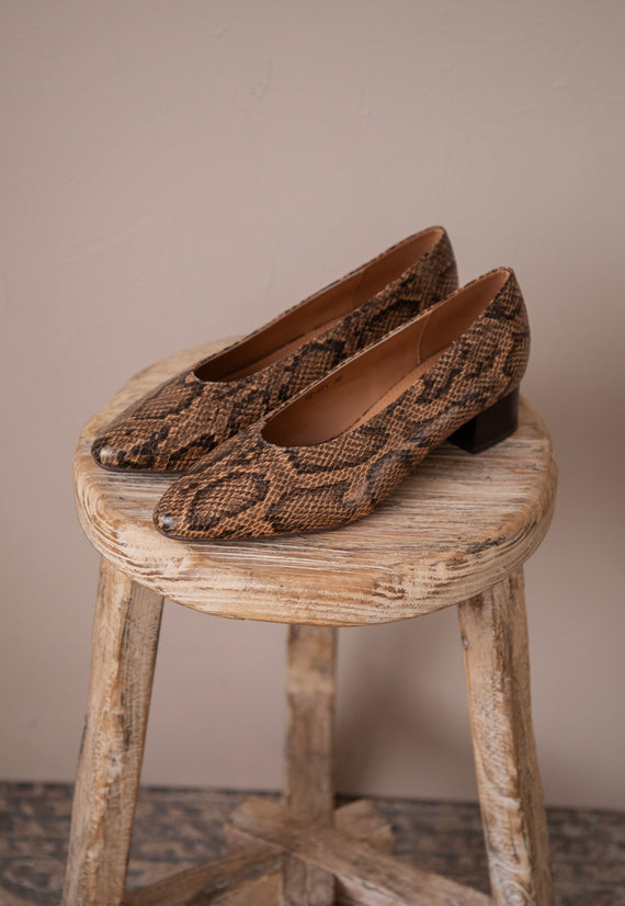 Snake Lady  Brown - Heels