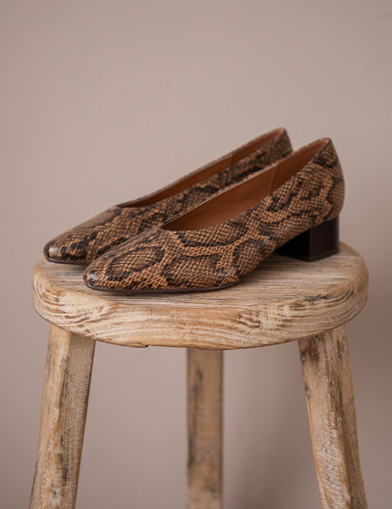 Snake Lady  Brown - Heels