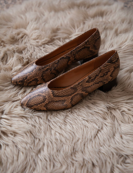 Snake Lady  Brown - Heels