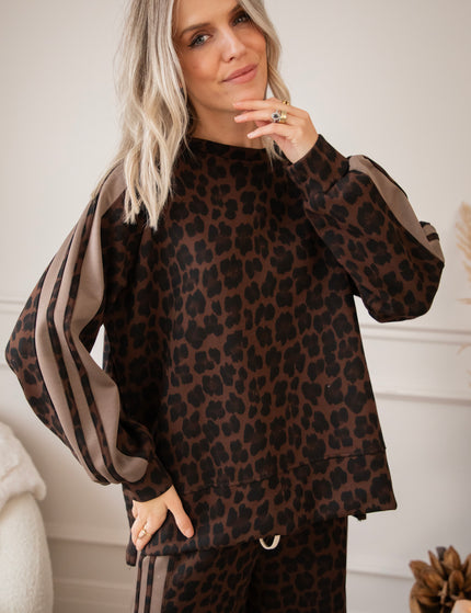 Ady Leopard Brown - Sweater