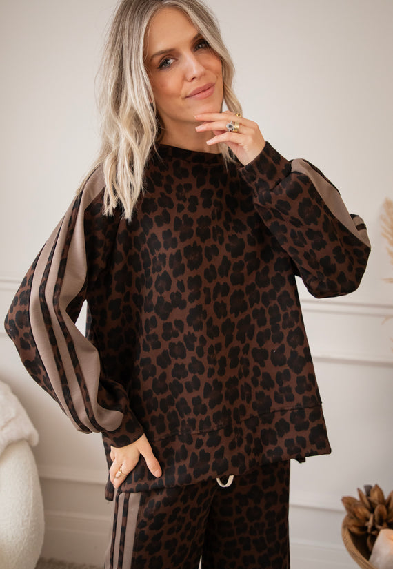 Ady Leopard Brown - Sweater
