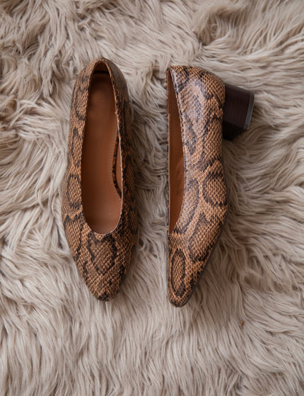 Snake Lady  Brown - Heels