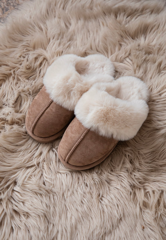 Fur-Ever Yours Brown - Slippers